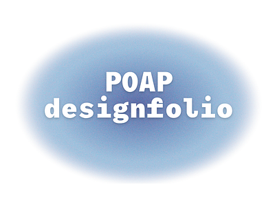 POAP Designfolio behance brand brand identity branding design designer dribbble graphic design logo nft poap poap token token web3 web3community