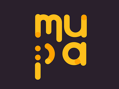 Mupa - Delivery Platform Branding app icon app logo branding delivery app friendly happy logo logo design smile smile logo smiley face typography yellow branding yellow logo