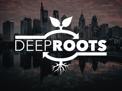 Deep Roots Charter School Brand brand branding charter school deep roots identity leaf leaves logo philadelphia philly roots school