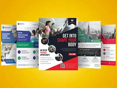 Business flyer design, gym fitness flyer, or event party flyer app best t shirt branding business flyer design business t shirt design event party flyer design event t shirt graphic design illustration logo real estate flyer design ui