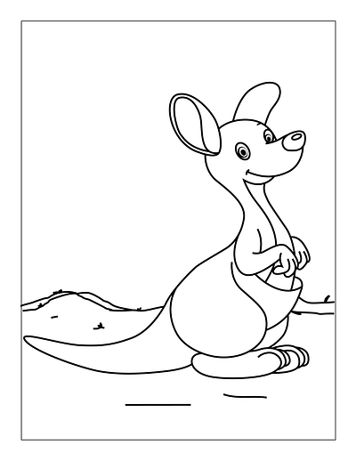 Animals-Coloring-Pages-for-Kids- 4 dog coloring pages