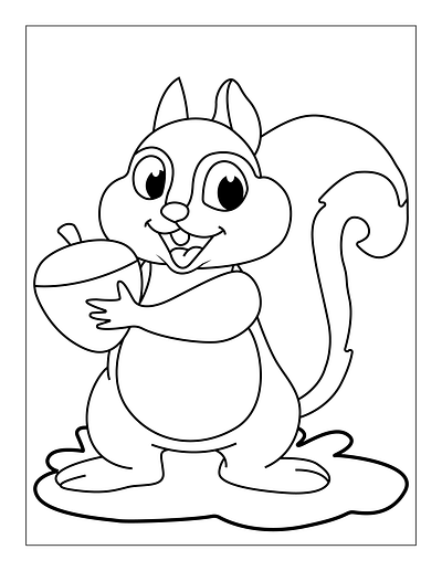 Animals-Coloring-Pages-for-Kids- 3 dog coloring pages