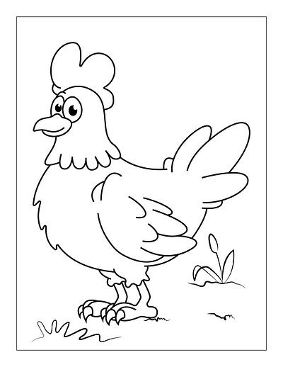 Animals-Coloring-Pages-for-Kids- 1 dog coloring pages