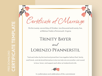 Fake Marriage Certificate Free Google Docs Template bridal bride certificate certificates docs document engagement fake fakemarriage fakemarriagecertificate google marriage ms nuptials print printing template templates wedding word