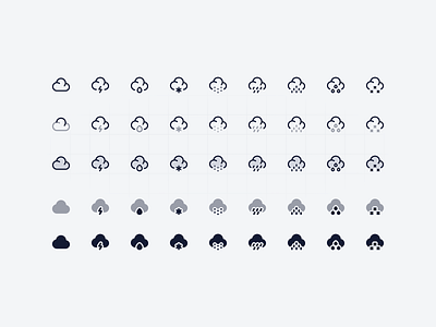 Weather Icons bulk cloud duotone figma icon icon library icon pack icon set iconography icons minimal rain snow solid stroke twotone weather weather icon weather icons zap