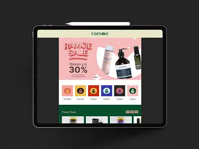 Ramoe Ecommerce Mobile Website 2022 design ui ux web design website
