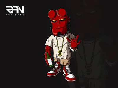 T-shirt design illustration in cartoon style for merchandise art cartoon character cartoon style illustration mascot mascot tshirt tshirt