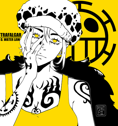 [One Piece] Female Trafalgar Law anime digitalart drawing illustration onepiece