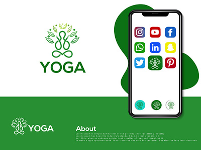 Yoga logo, modern logo, brand, brand identity, identity, logo, abstract logo brand brand identity branding creative logo design eye catching icon identity logo logo design logos logotype minimal modern logo simple symbol vector yoga yoga logo