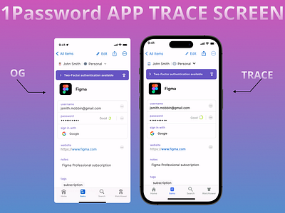 1Password APP HOME SCREEN RECREATED branding design illustration inspiration ios mobile app recreate screen ui