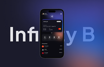 Infinity B - Your Modern Banking App app banking colombia design mobile ui wallet