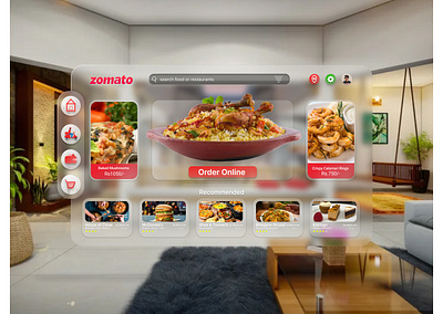 Spatial Design Concept | Zomato design ui ux