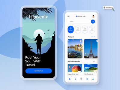 Travel App Design 3d animation art branding digitaldesign flatdesign graphic design icon illustration innovationsync logo mobile motion graphics nft product design typography ui ux vector webdesign