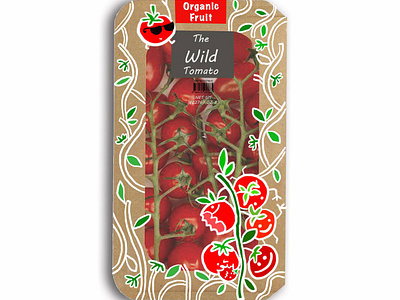 Organic fruit packaging doodle doodleart fruit fruit packaging