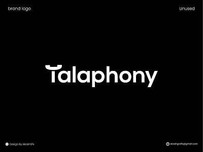 Talaphony Logo Design brand branding business call call center company graphic design logo logodesigner logos minimal mobile modern phone simple talaphony telephone telephone line telephone logo