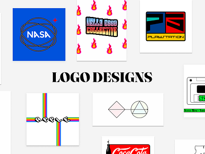 Assorted Logo Designs branding design graphic design illustration logo logo design logotype typography vector