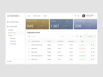 State portal for auctions auction bid bmw branding dashboard design for company goverment graphic design home page illustration logo portal report site state ui ux uxui design vector