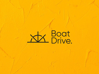 Boat Drive. Logo design 2d logo boat brand mark branding drive elegant flat graphic design icon illustration logo logo design logo designer minimal modern logo sea ship logo ui vector
