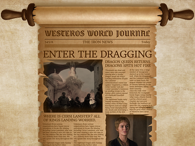 Westeros World Journal build2.0 design ui watchmegrow