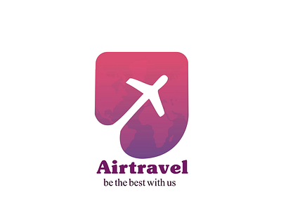 Airtravel logo motion motion graphics