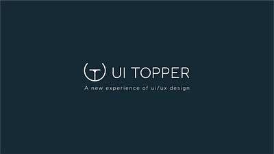 UI Topper - A new experience of ui/ux design banner banner design branding design logo typography ui ux