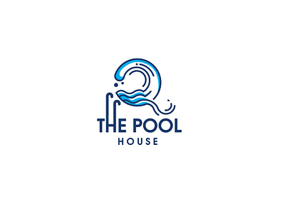 Pool modern logo branding design graphic design illustration illustrator logo typography vector