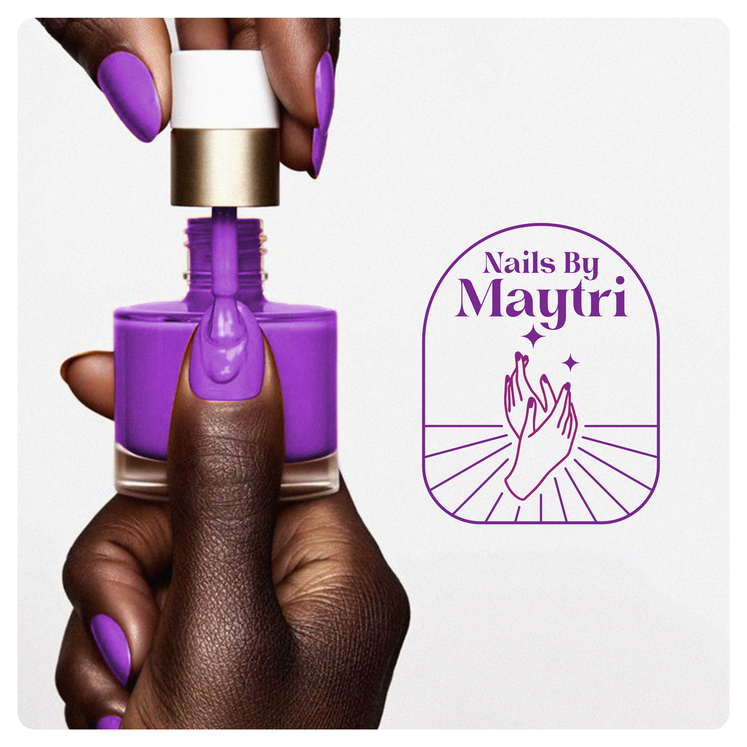 Nails by Maytri - Logo Design animation branding graphic design logo motion graphics