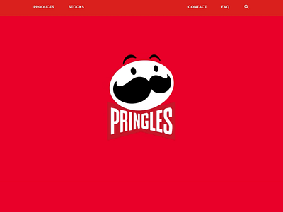 Pringls // Animation animation branding chips clean design figma food minimal pringls ui ux