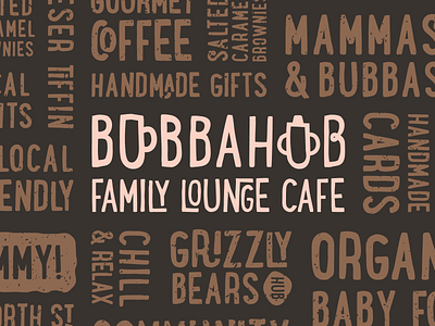 Branding for a parent and toddler cafe branding cafe child coffee illustration logo