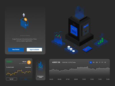 Bitmax Cryptocurrency Trade Web Design broker butcoin cripto website crypto cryptocurrency dark design dark website figma illustration landing page modern design software illustration trend design trending ui ui design ui illustration ux ux design web design