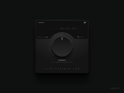 Ai Audio Plugin (Skeumorphic Design) adobexd ai app audio branding design gui interface design logo neumorphism plugin skeumorphic studio ui vst