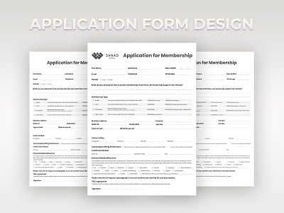 Application Form Design designs, themes, templates and downloadable ...
