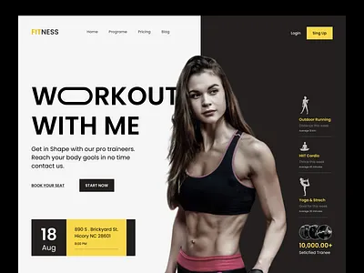 Fitness Company - Website dashboard fitness fitness website fitness website hero section gym gym dashboard gym webm gym website hero mubarakuix pixelbond