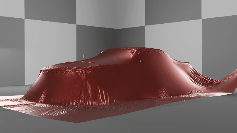3D car cloth reveling Animation 3d animation colth graphic design reveling