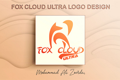 Fox Cloud ULTRA logo Design branding design graphic design illustration logo typography vector