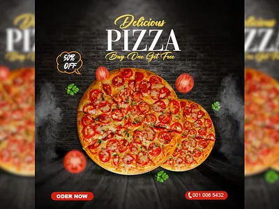 fast food design, social media post ads advertising banner best fast food design fast food graphic design illustration pizza productdesign socailmedia ads socialmedia