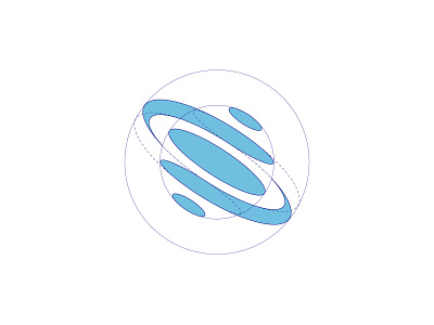 Planet Logo Design & Grid branding creative logo graphic design identity logo logo design logo grid logo guideline logo ideas mark planet logo symbol