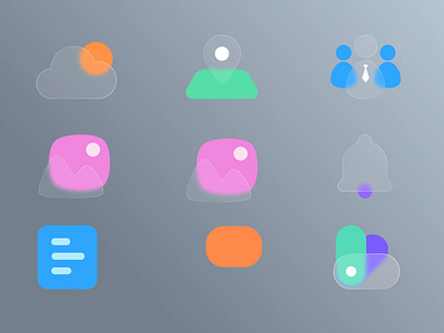 Glassmorphism Lottie Animations Explorations animation animation design chat checkmark gif glass glassmorph glassmorphism group icons json lottie map mobile notif picture task ui user interface weather