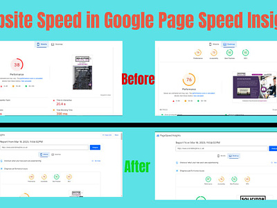 Increase Website Speed in Google Page Speed Insights increase core web vitals page speed insights speed optimization website speed