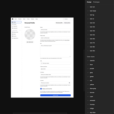 The Power of Naming Your Layers in Figma account components dark mode dashboard design system desktop figma interface layout wrap mobile product design responsive design ui ux variables