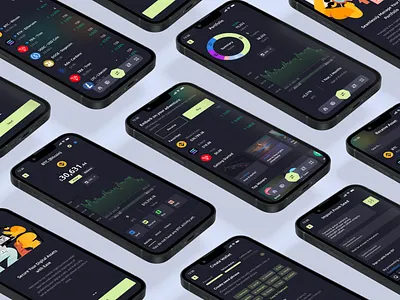 BitVault - Crypto Wallet Mobile App - UX/UI Design 3d bitcoin clean crypto cryptowallet dashboard design figma header illustration logo mobileapp nft sketch ui uiux user ux uxdesign uxui