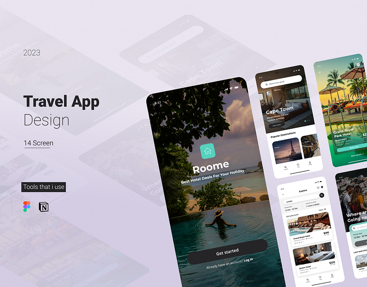 Travel App Design by iammusstafizz on Dribbble