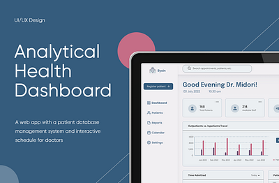 Analytical Health Dashboard app design graphic design illustration typography ui ux