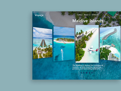 First screen for travel agency agency design travel