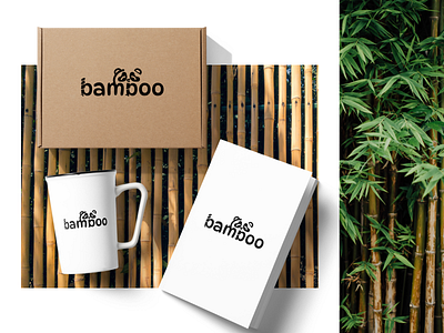 🐼 🎍 Bamboo - Panda Logotype bamboo brand dailylogo logo logotype panda