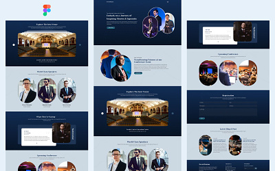 EventFusion - Landing Page conference conferences corporateevents eventmanagement eventplanner eventplanners eventplanning eventprofs events figma graphicdesign landingpage meetings oliveconcepts uiux uiuxdesign webdesign webpage website weddings