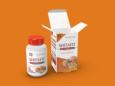 Shitafit Supplement Packaging mockup