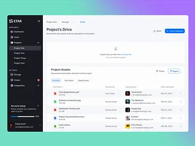 Multilingual Dashboard by Etar Design arabic dashboard designsystem drive ltr rtl ui ux