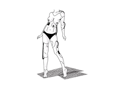 Erotic draw #05 adobe illustrator erotic graphic design illustration nude vector