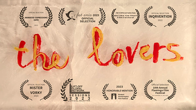 The Lovers - Stop Motion Experimental short animation characterdesign concept art drawing illustration motion graphics